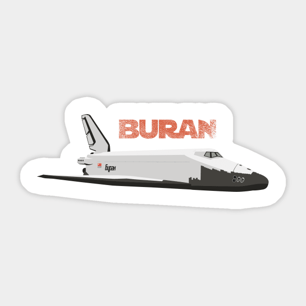 Buran Spacecraft Sticker by NorseTech